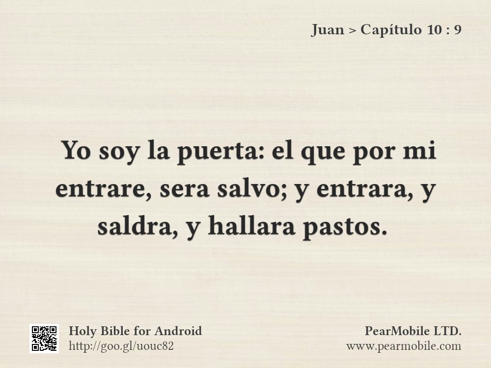 Juan, Capítulo 10:9
